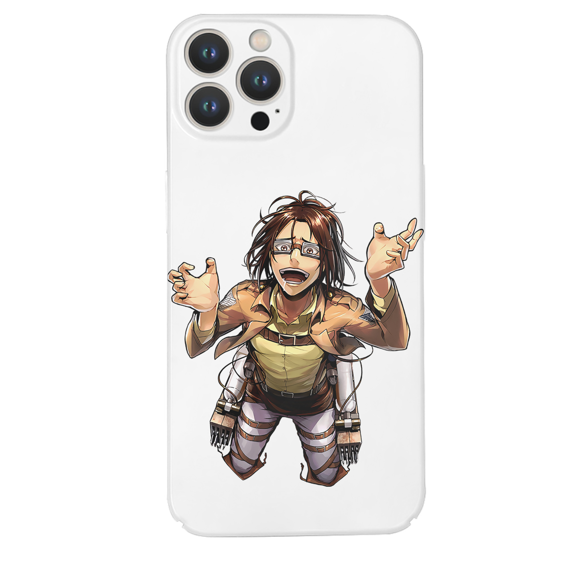 （画像用） 進撃の巨人 ハンジ·ゾエ Attack on Titan Hanji Zoe 【iPhone 14シリーズ対応】ハードケース